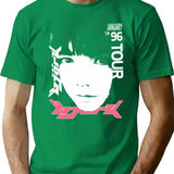 Bjork 1996 January Tour T-Shirt for Men & Women, T-Shirts Graphic Tee - Green
