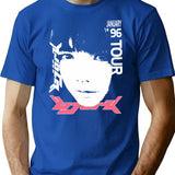 Bjork 1996 January Tour T-Shirt for Men & Women, T-Shirts Graphic Tee - Blue