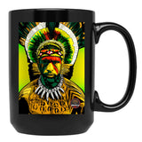 Black Alex Poatan Pereira Chama Black Coffee Mug, Gift Coffee Mug