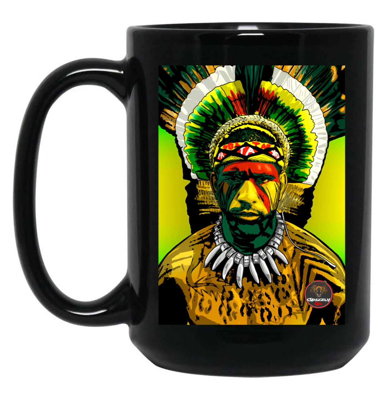 Black Alex Poatan Pereira Chama Black Coffee Mug, Gift Coffee Mug