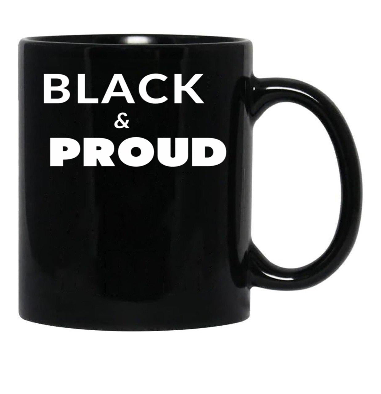 Black And Proud (11) Black Coffee Mug - Black