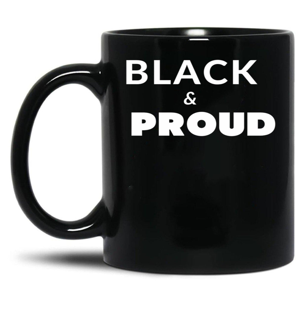 Black And Proud (11) Black Coffee Mug