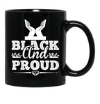 Black And Proud (3) Black Coffee Mug - Black