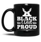 Black And Proud (3) Black Coffee Mug