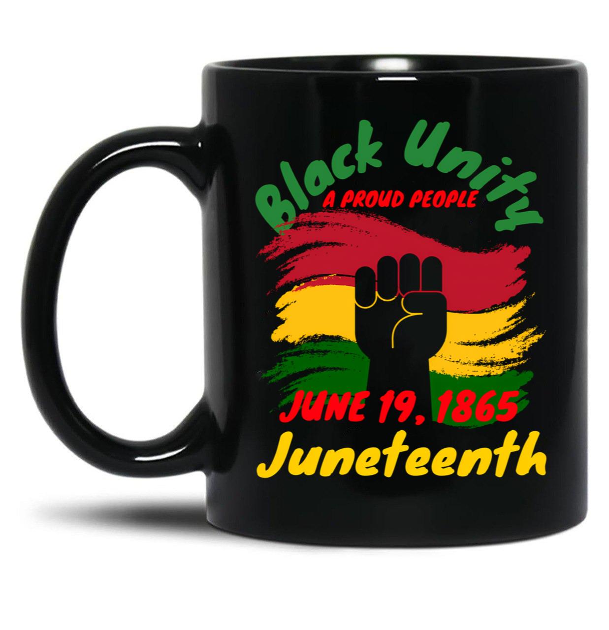 Black And Proud (5) Black Coffee Mug