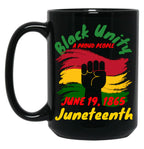 Black And Proud (5) Black Coffee Mug