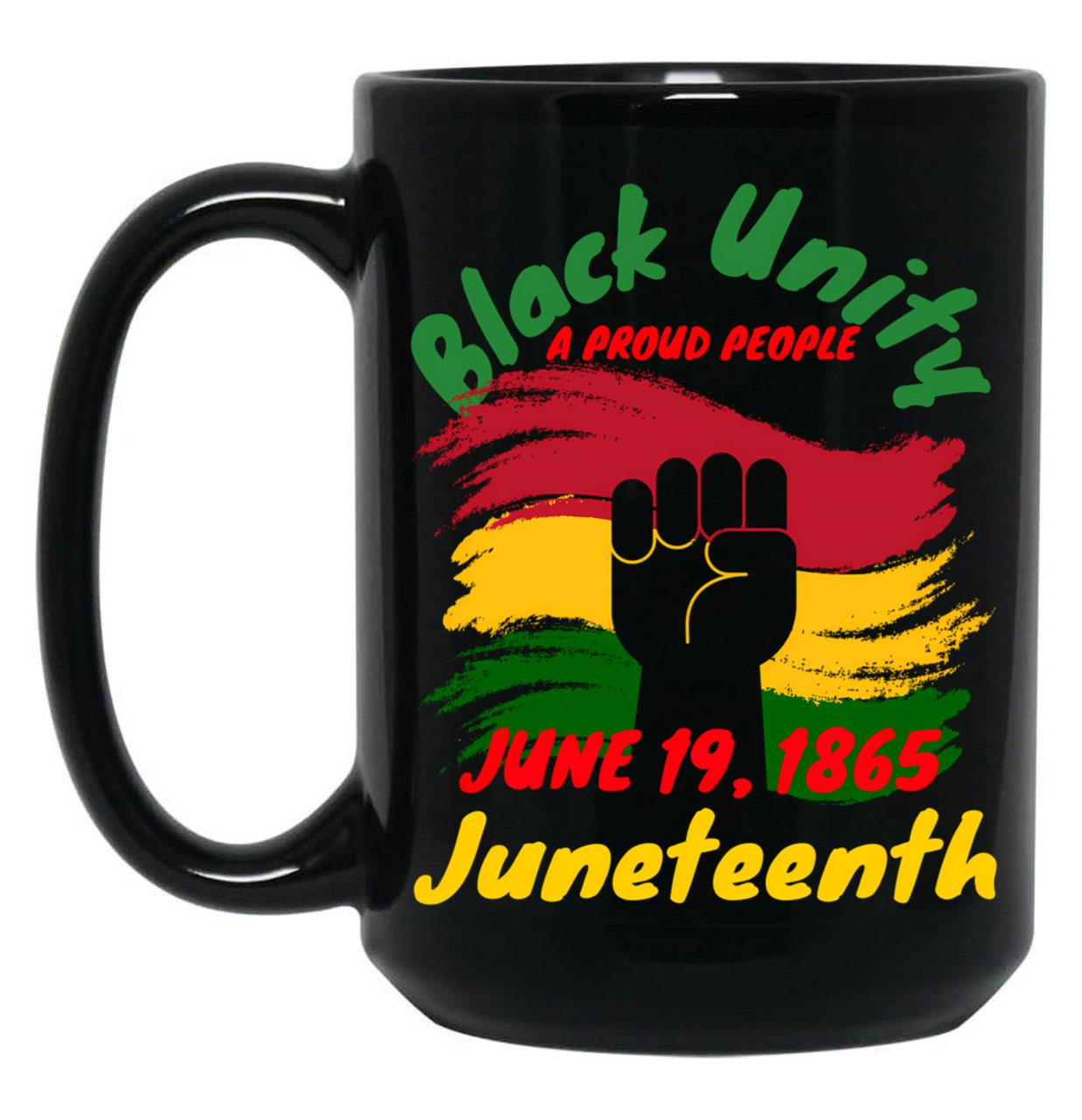 Black And Proud (5) Black Coffee Mug