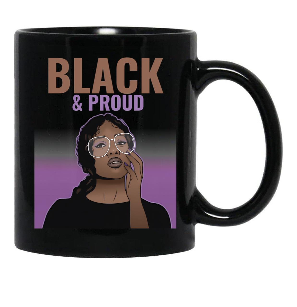 Black And Proud (9) Black Coffee Mug - Black