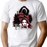 Black Christmas T-Shirt for Men & Women, T-Shirts Graphic Tee - White
