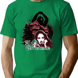 Black Christmas T-Shirt for Men & Women, T-Shirts Graphic Tee - Green