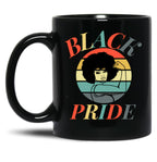 Black Empowerment Pride Black Coffee Mug