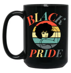 Black Empowerment Pride Black Coffee Mug