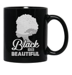 Black Is Beautiful Mug African American Pride History Black Coffee Mug - Black