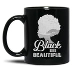 Black Is Beautiful Mug African American Pride History Black Coffee Mug