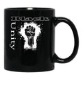 Black Is Unity Power Fist Sign Black History Stronger Together Yes We Can United We Stand Black Coffee Mug - Black