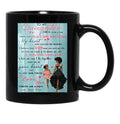 Black Mom To My Daughter Once Upon A Time There Was A Girl Who Stole My Heart Poster Black Coffee Mug - Black