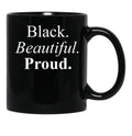Black Power Black Coffee Mug - Black