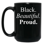 Black Power Black Coffee Mug