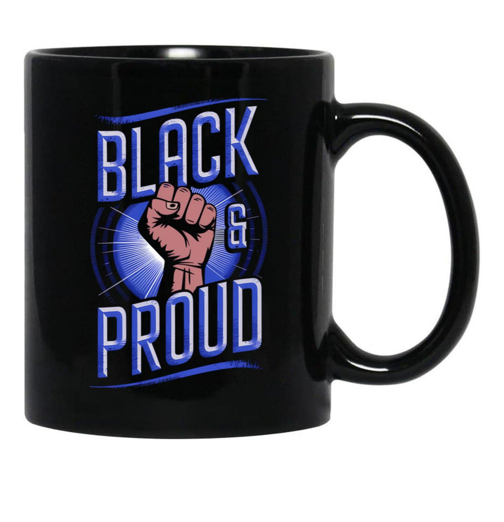 Black Proud Design Black Coffee Mug - Black