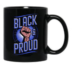 Black Proud Design Black Coffee Mug - Black