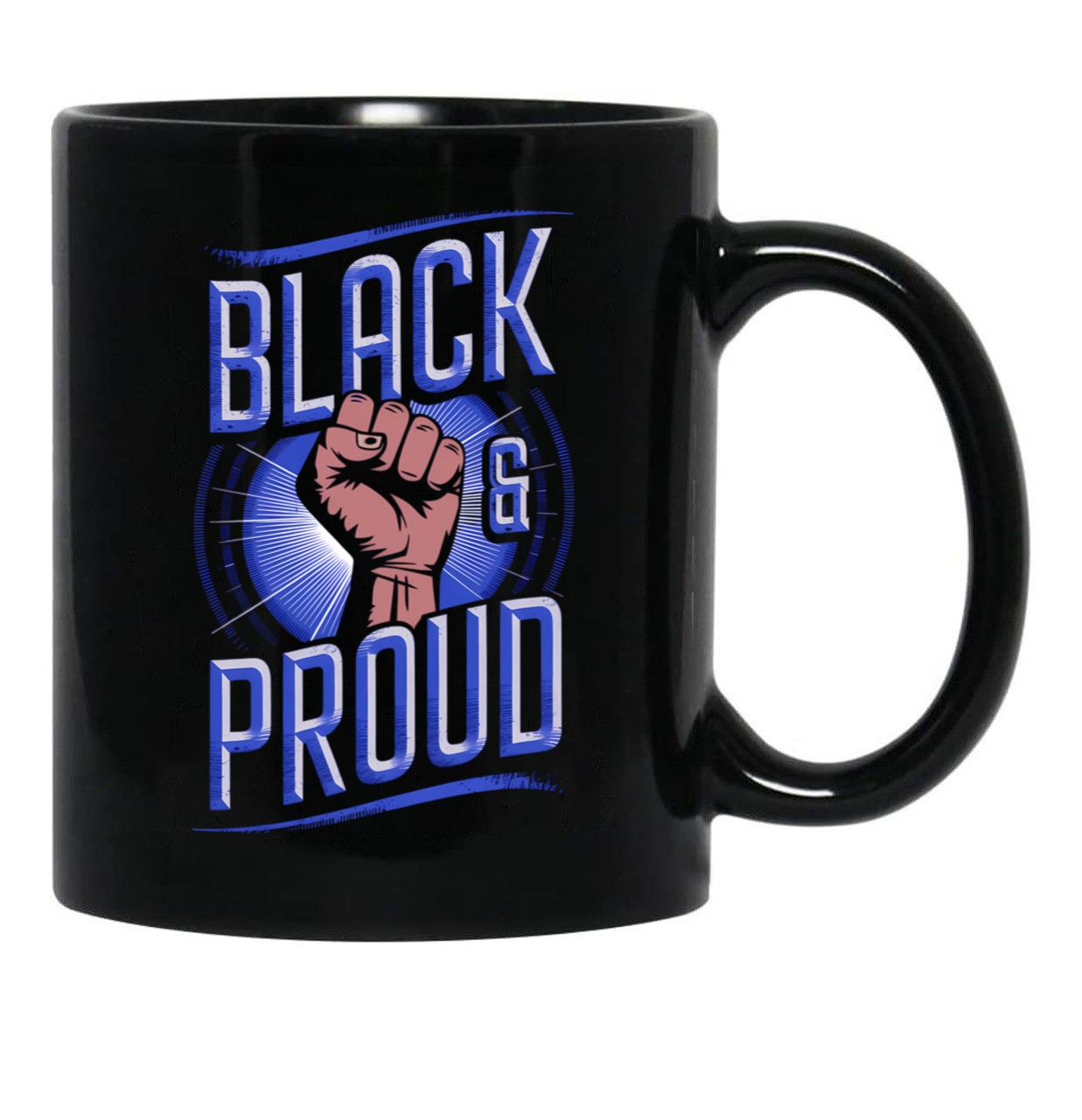 Black Proud Design Black Coffee Mug - Black