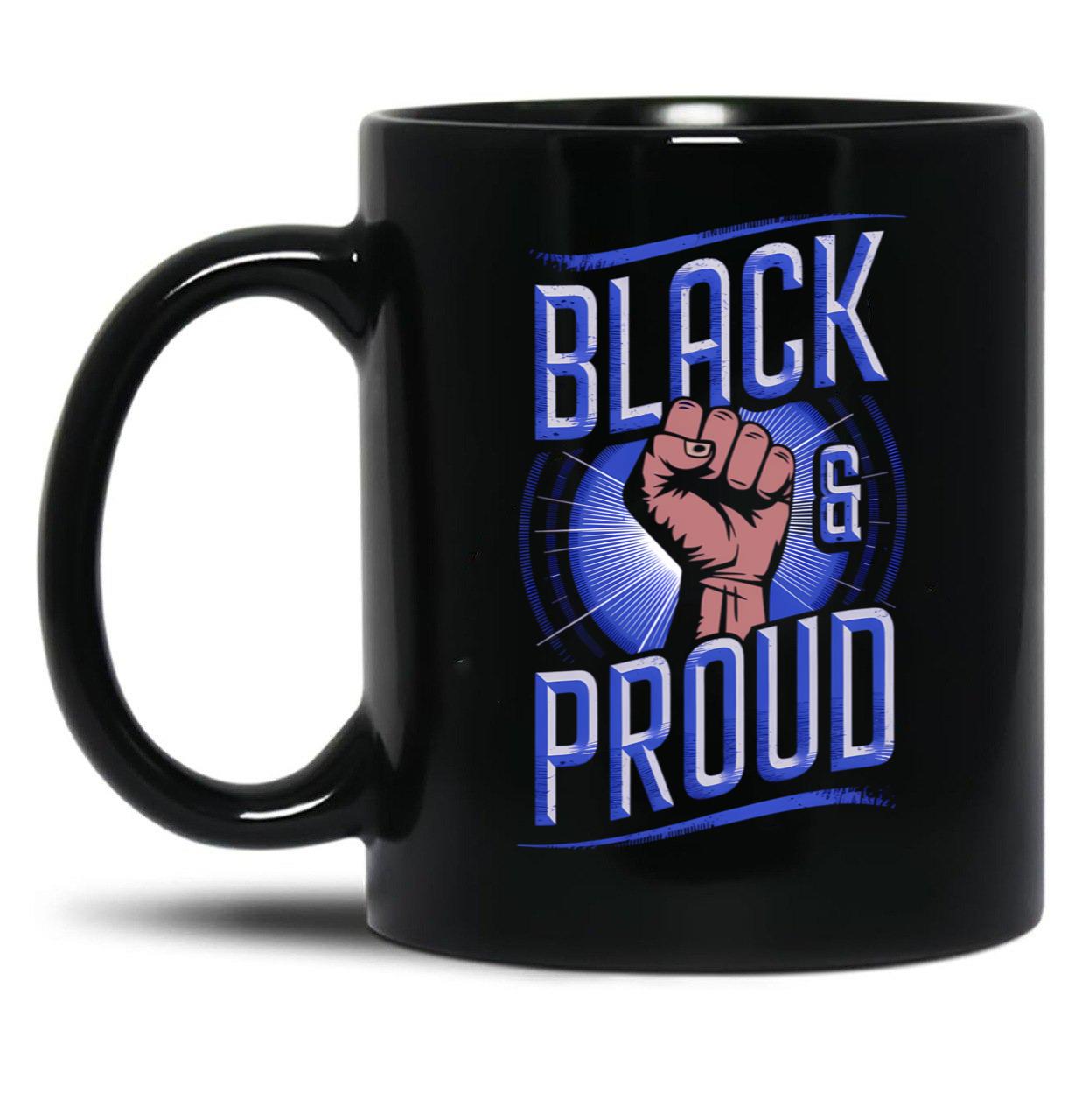 Black Proud Design Black Coffee Mug