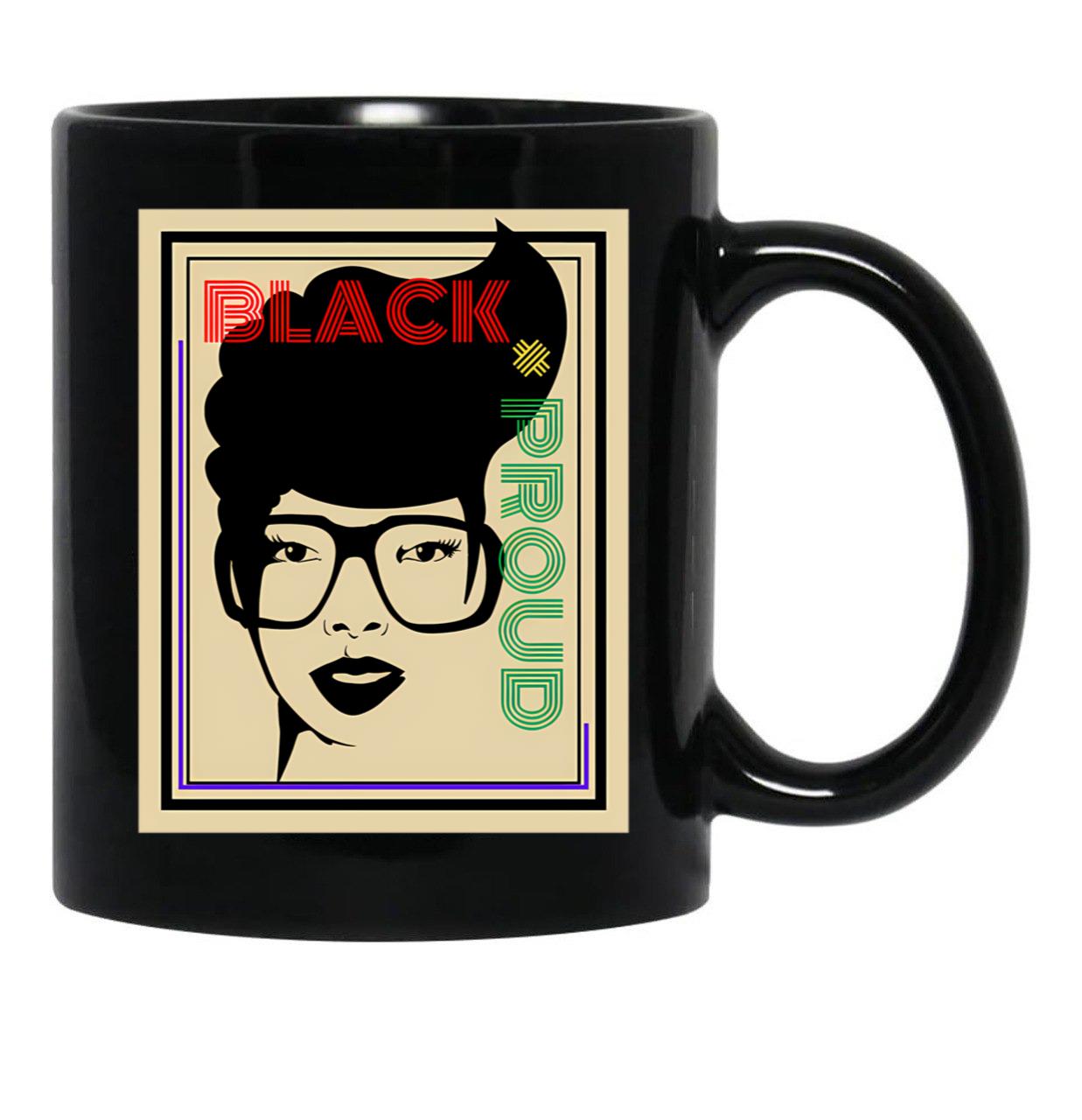 Black Proud Black Coffee Mug - Black