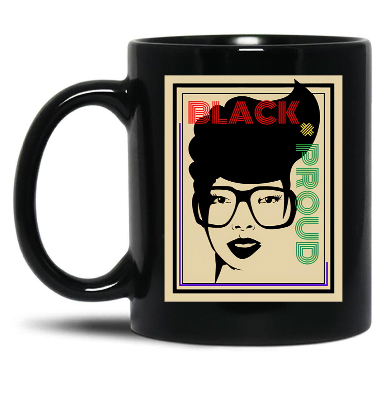 Black Proud Black Coffee Mug