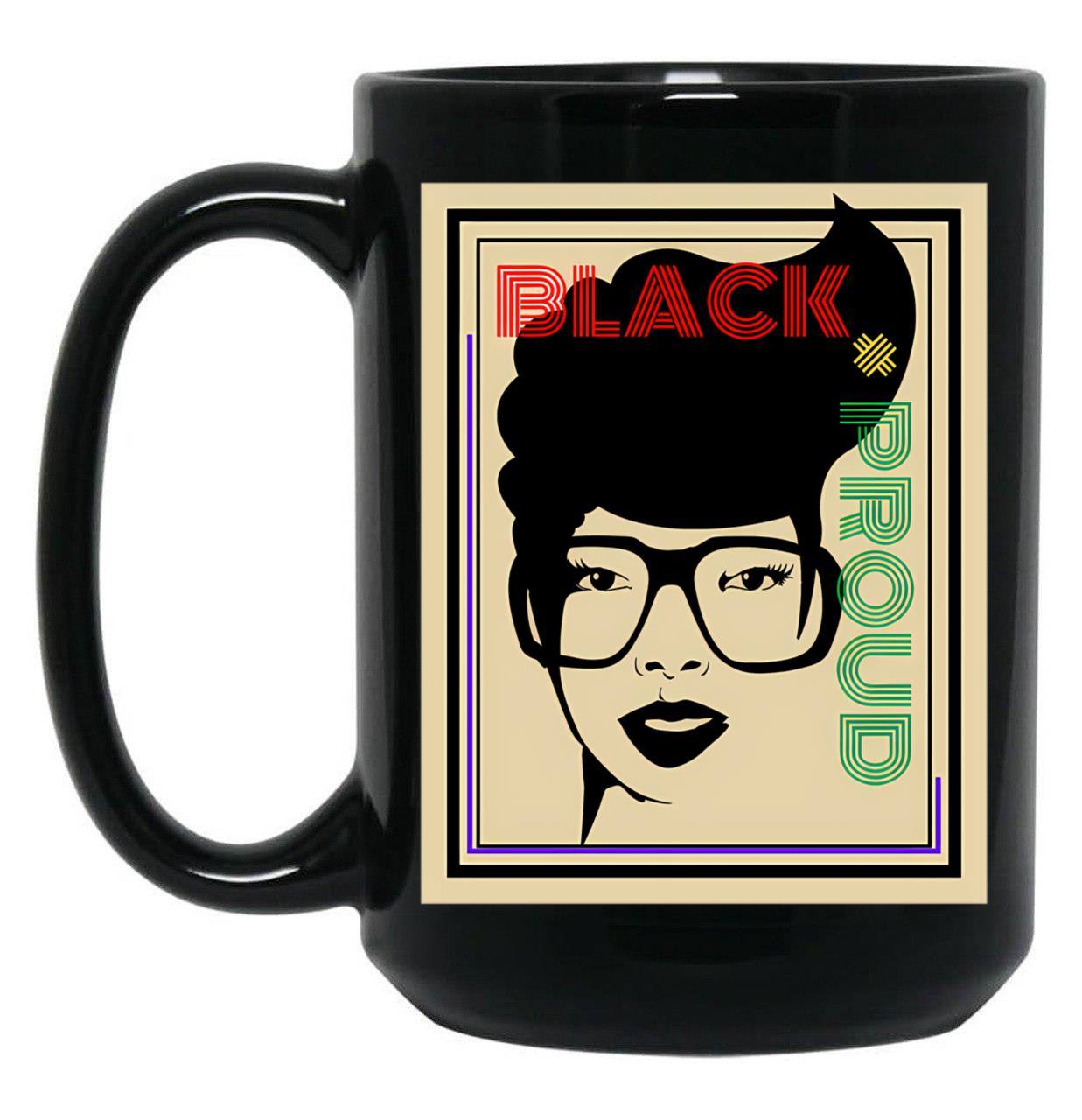 Black Proud Black Coffee Mug