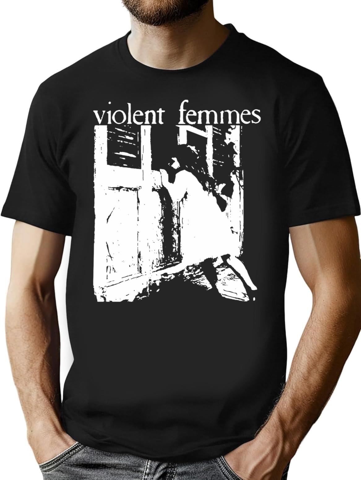 Black Violent Women Band Vintage Retro Art T-Shirt for Men & Women, T-Shirts Graphic Tee - Black