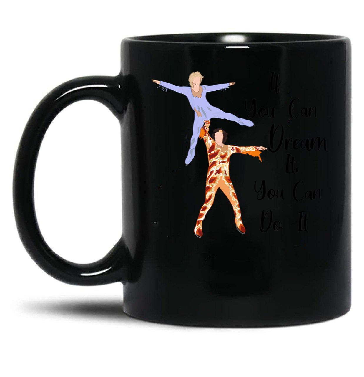 Blades Of Glory Quote Black Coffee Mug, Gift Coffee Mug