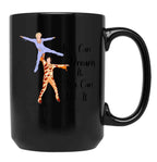 Blades Of Glory Quote Black Coffee Mug, Gift Coffee Mug
