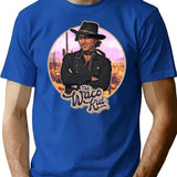 Blazing Saddles The Waco Kid Gift Fan T-Shirt for Men & Women, T-Shirts Graphic Tee - Blue