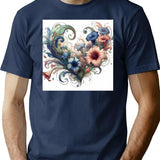 Blessing (2) T-Shirt for Men & Women, T-Shirts Graphic Tee - Navy