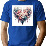 Blessing (3) T-Shirt for Men & Women, T-Shirts Graphic Tee - Blue