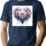 Blessing (4) T-Shirt for Men & Women, T-Shirts Graphic Tee - Navy