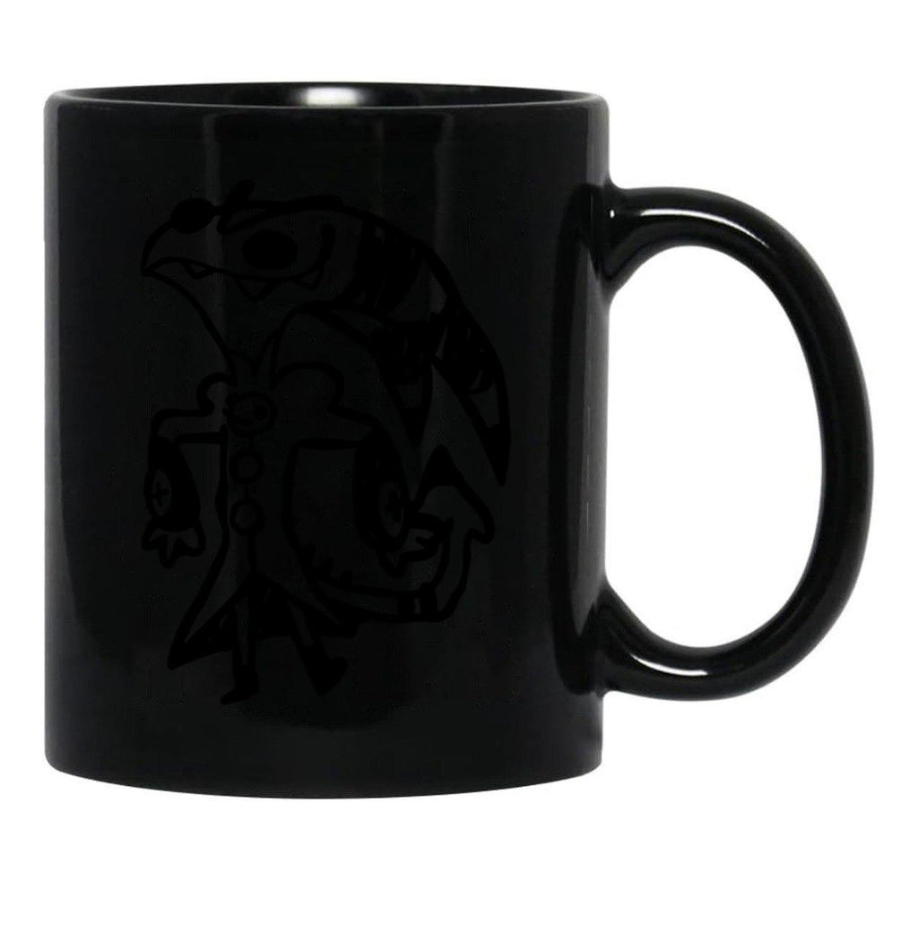 Blitzo Scribbles Classic Black Coffee Mug, Gift Coffee Mug - Black