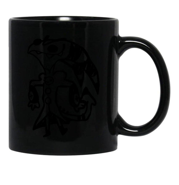 Blitzo Scribbles Classic Black Coffee Mug, Gift Coffee Mug - Black