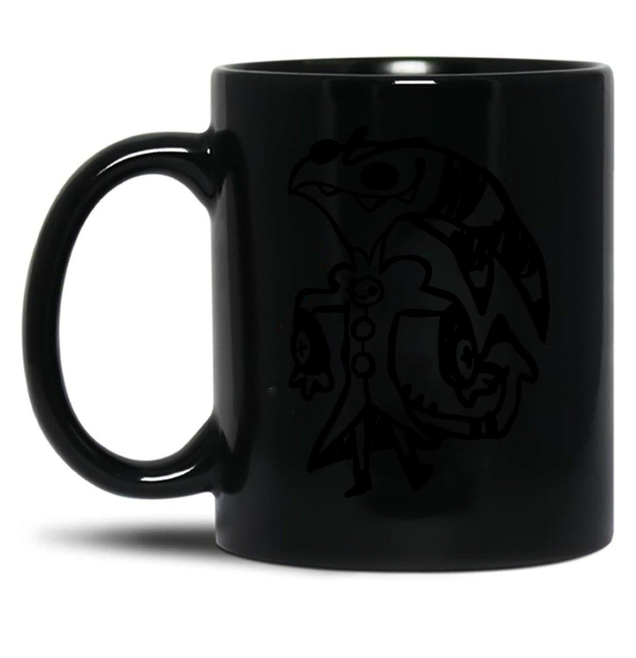 Blitzo Scribbles Classic Black Coffee Mug, Gift Coffee Mug