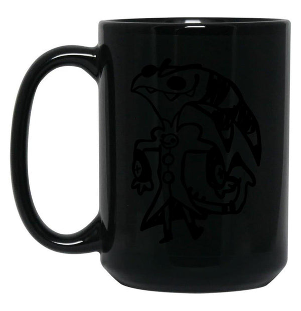 Blitzo Scribbles Classic Black Coffee Mug, Gift Coffee Mug - Black