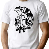 Blitzo Scribbles Classic Premium Heavyweight Cotton T-Shirt - White