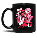 Blitzo x Stolas Helluva Boss Essential Black Coffee Mug, Gift Coffee Mug
