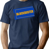 Blockbuster Video Logo T-Shirt for Men & Women, T-Shirts Graphic Tee - Navy