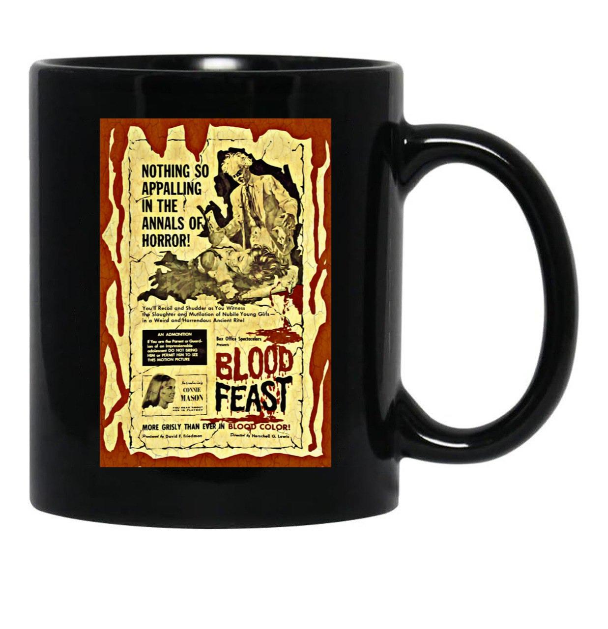 Blood Feast Classic Black Coffee Mug, Gift Coffee Mug - Black