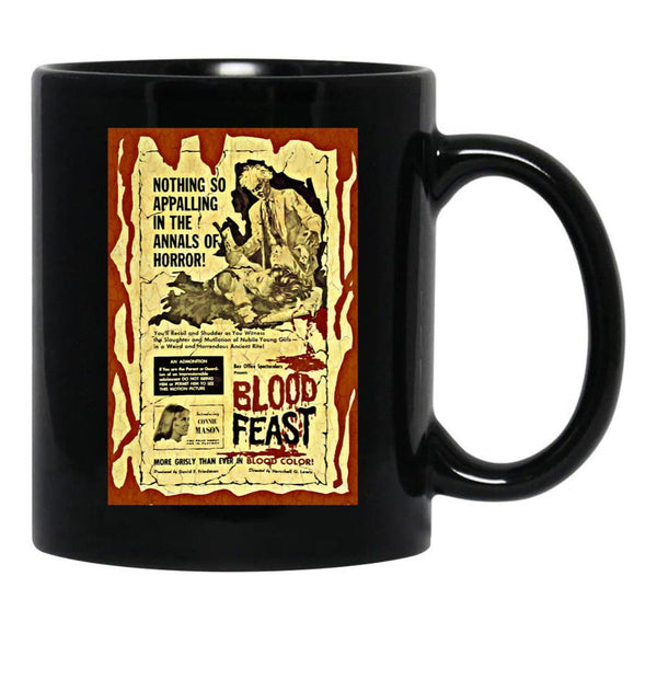 Blood Feast Classic Black Coffee Mug, Gift Coffee Mug - Black