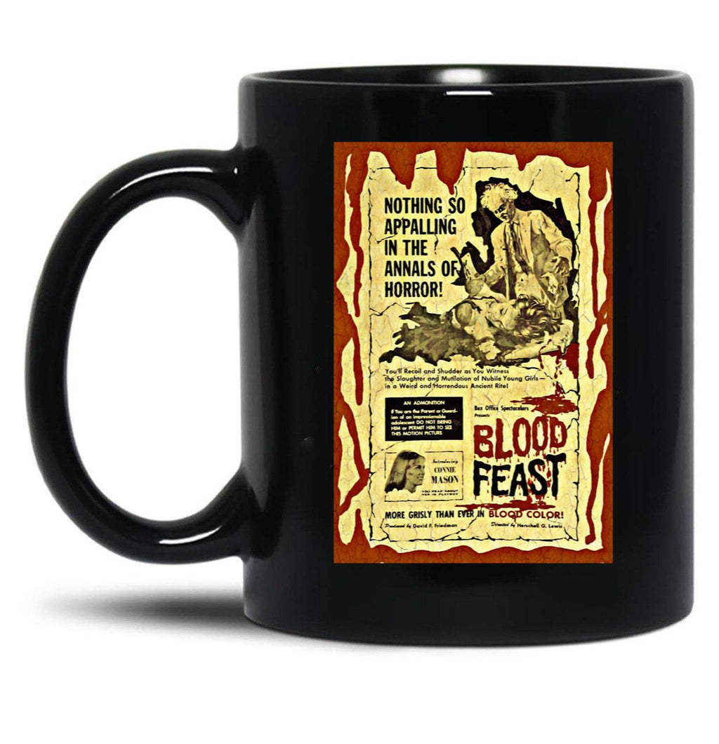 Blood Feast Classic Black Coffee Mug, Gift Coffee Mug