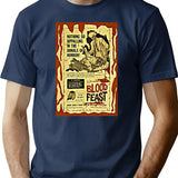 Blood Feast Classic Premium Heavyweight Cotton T-Shirt - Navy