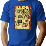 Blood Feast Classic Premium Heavyweight Cotton T-Shirt - Blue