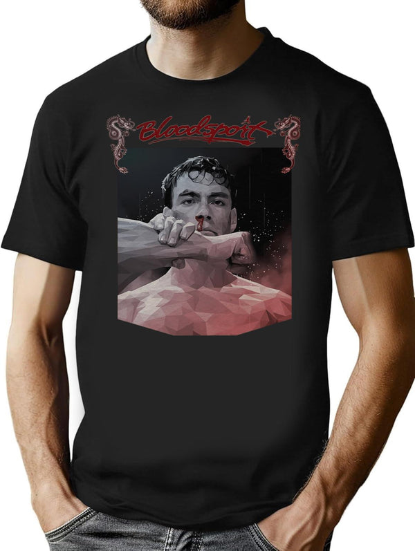 Bloodsport T-Shirtbloodsport 1988 - Vintage T-Shirt for Men & Women, T-Shirts Graphic Tee - Black