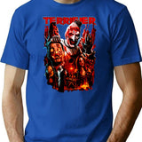 Bloody Terrifier T-Shirt for Men & Women, T-Shirts Graphic Tee - Blue